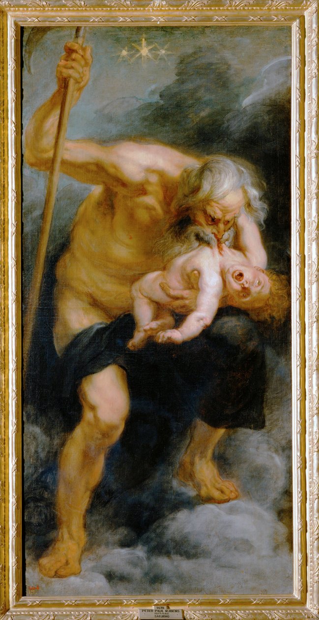 Bóg Saturn pożerający swojego syna (obraz na płótnie) autorstwa Peter Paul Rubens