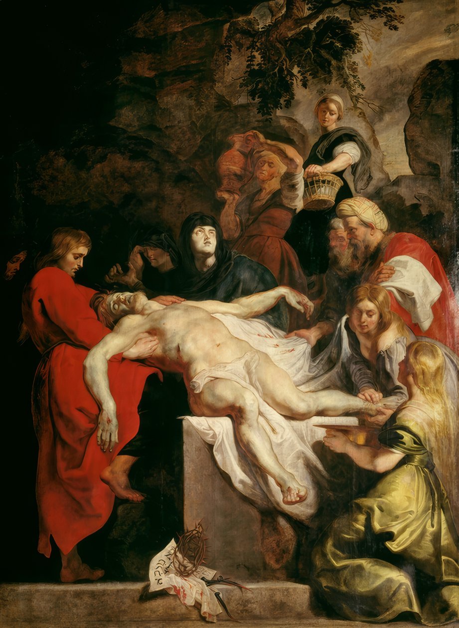 Pochowanie Chrystusa autorstwa Peter Paul Rubens