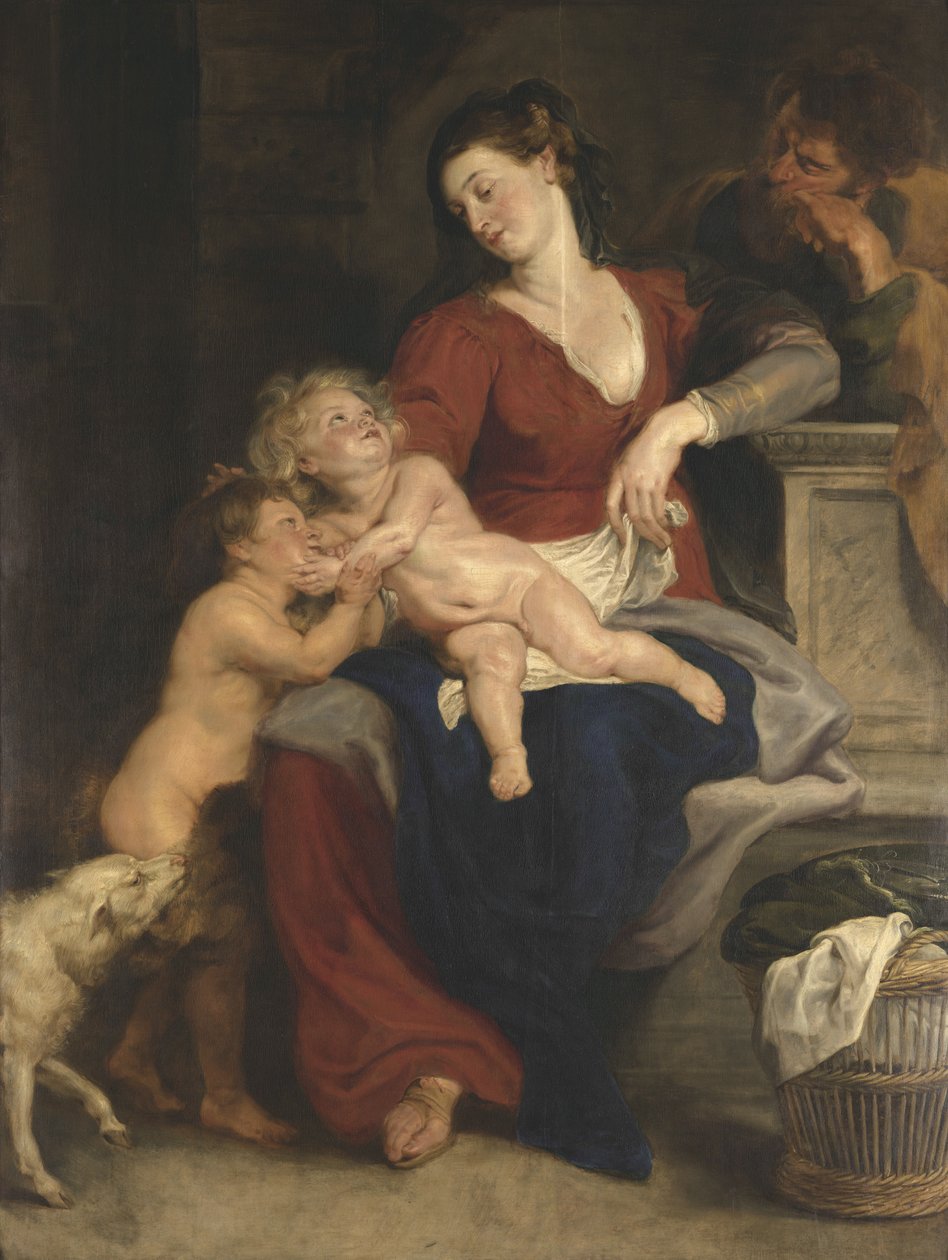 Święta rodzina z koszem autorstwa Peter Paul Rubens
