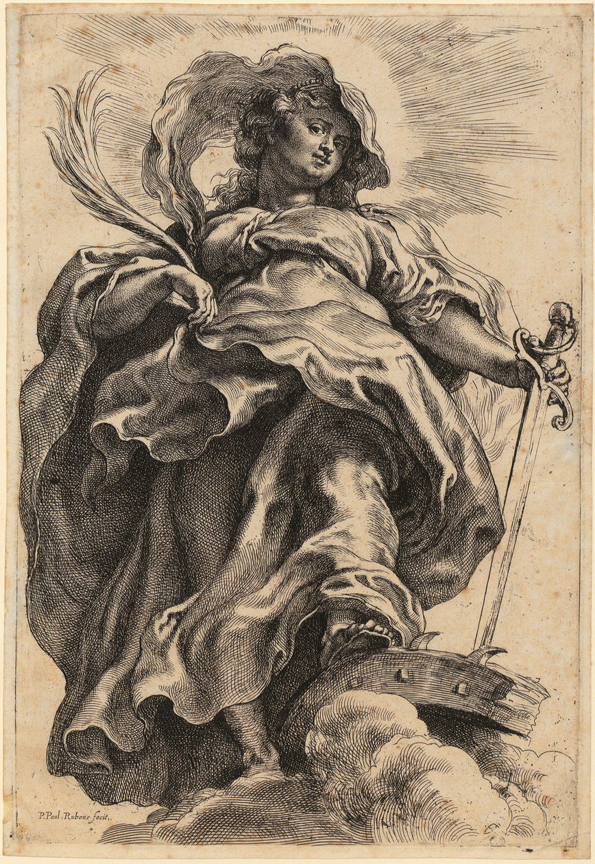 Święta Katarzyna autorstwa Peter Paul Rubens