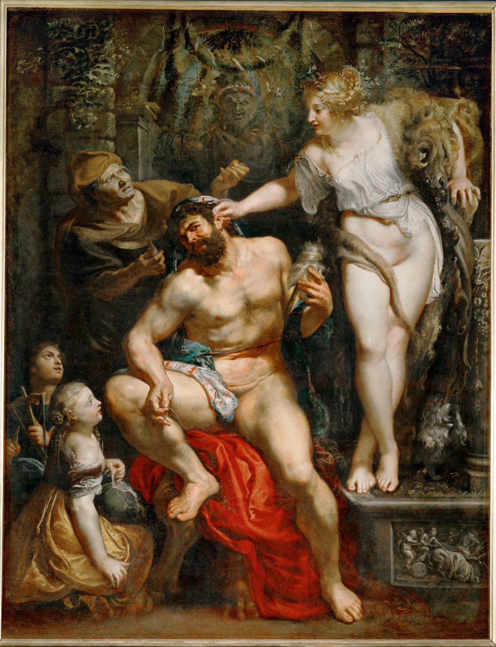 Herkules i Omfale autorstwa Peter Paul Rubens