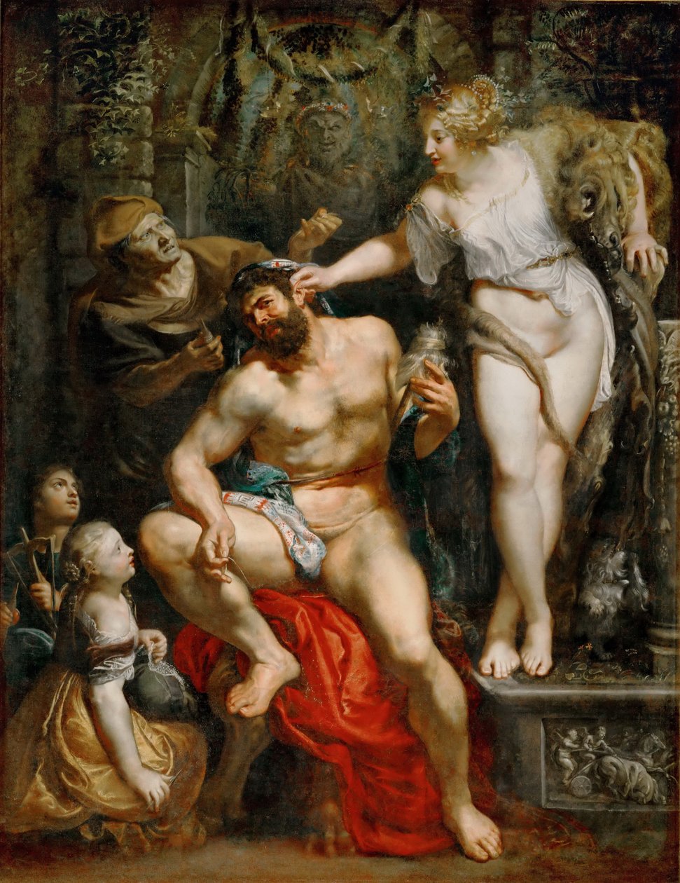 Herkules i Omphale autorstwa Peter Paul Rubens