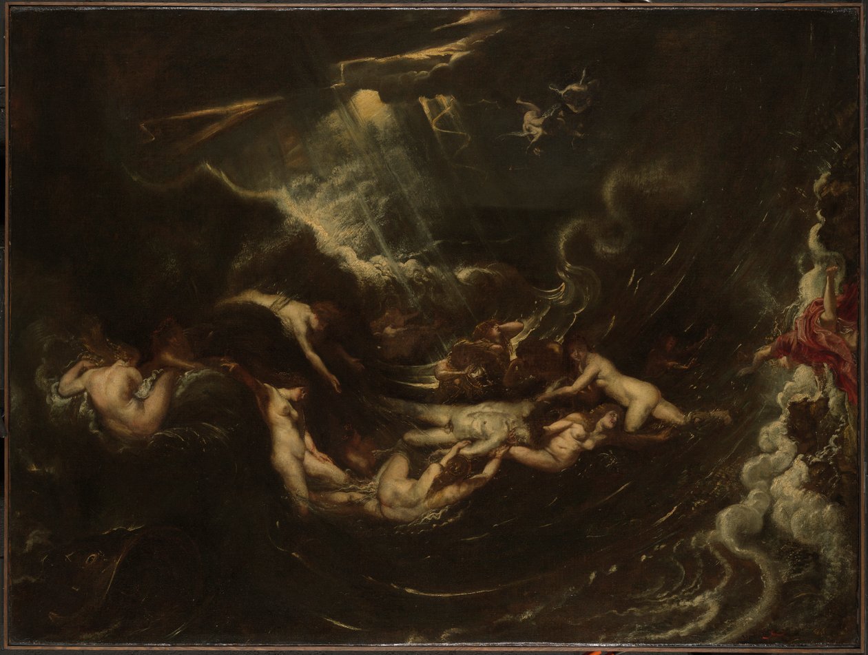 Bohater i Leander autorstwa Peter Paul Rubens
