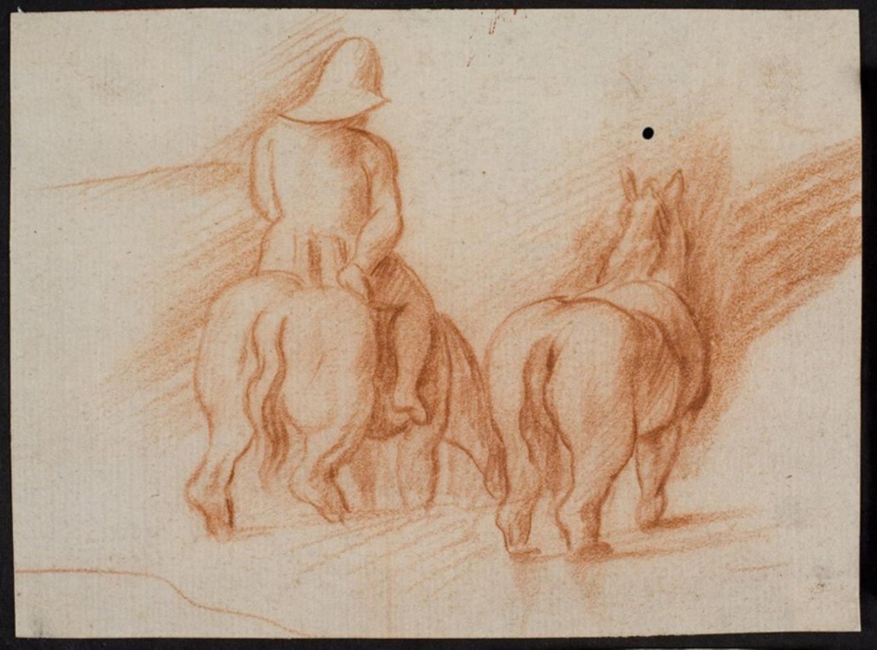 Pferde und Reiter aus "Der verlorene Sohn" autorstwa Peter Paul Rubens