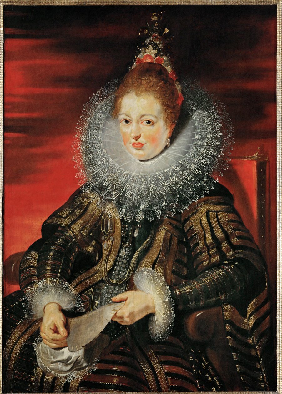 Infantka Izabela Klara Eugenia, ok. 1613-15 (olej na drewnie) autorstwa Peter Paul Rubens