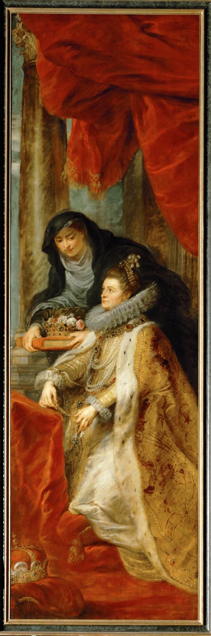 Infantka Izabela Klara Eugenia ze świętą Elżbietą Węgierską autorstwa Peter Paul Rubens