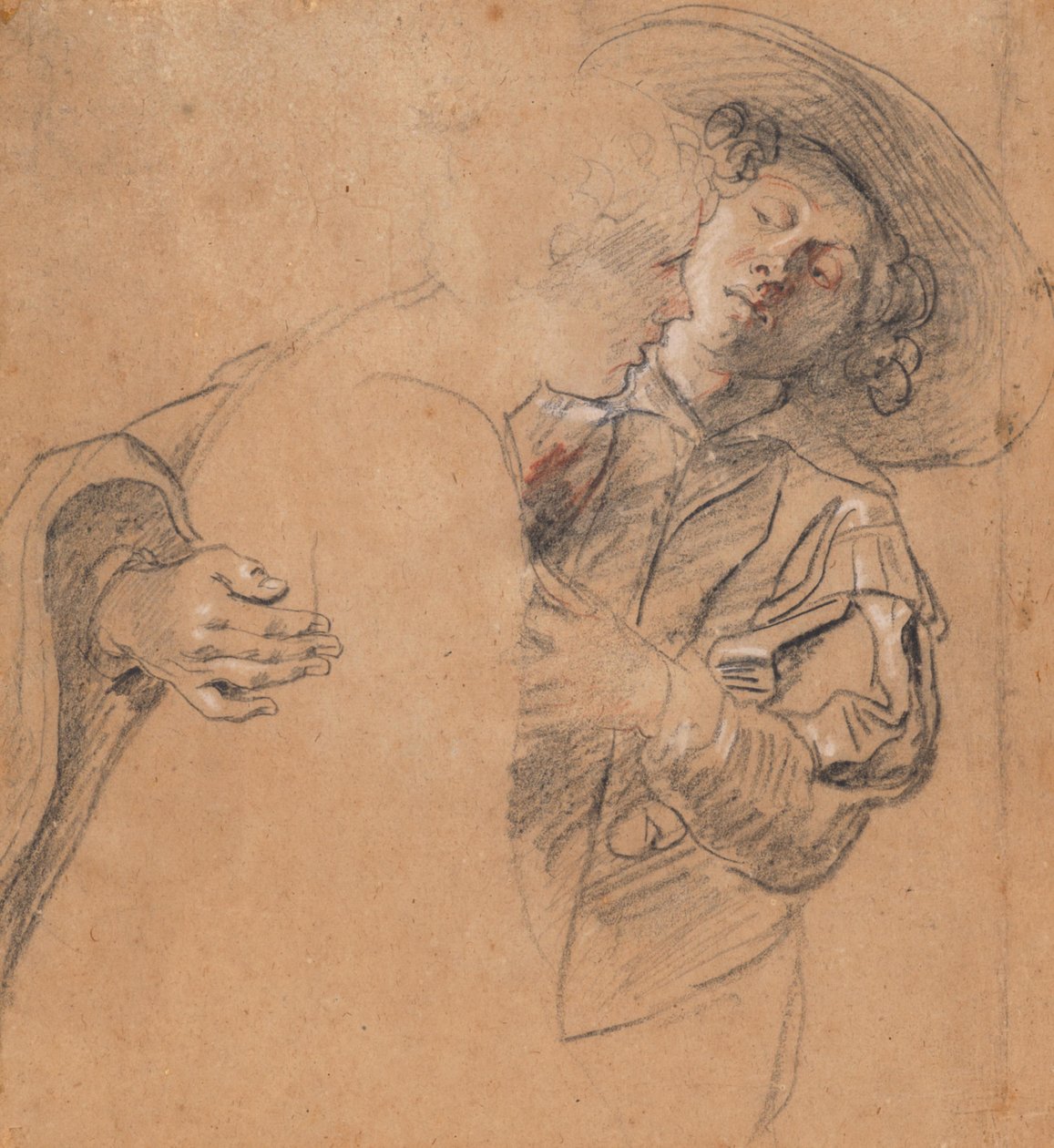 Młody mężczyzna obejmujący młodą kobietę autorstwa Peter Paul Rubens