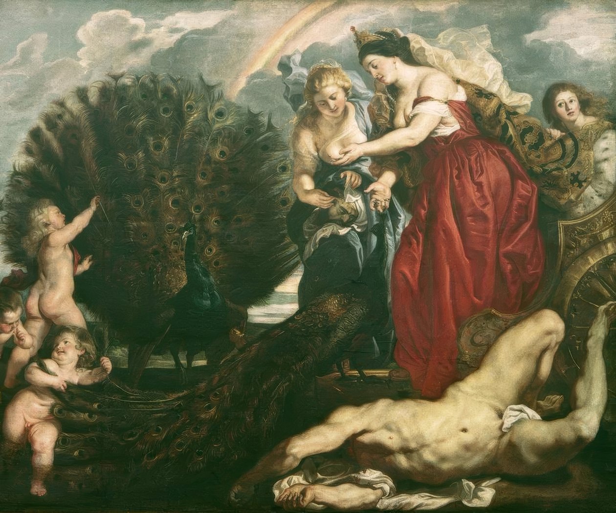 Juno i Argus autorstwa Peter Paul Rubens