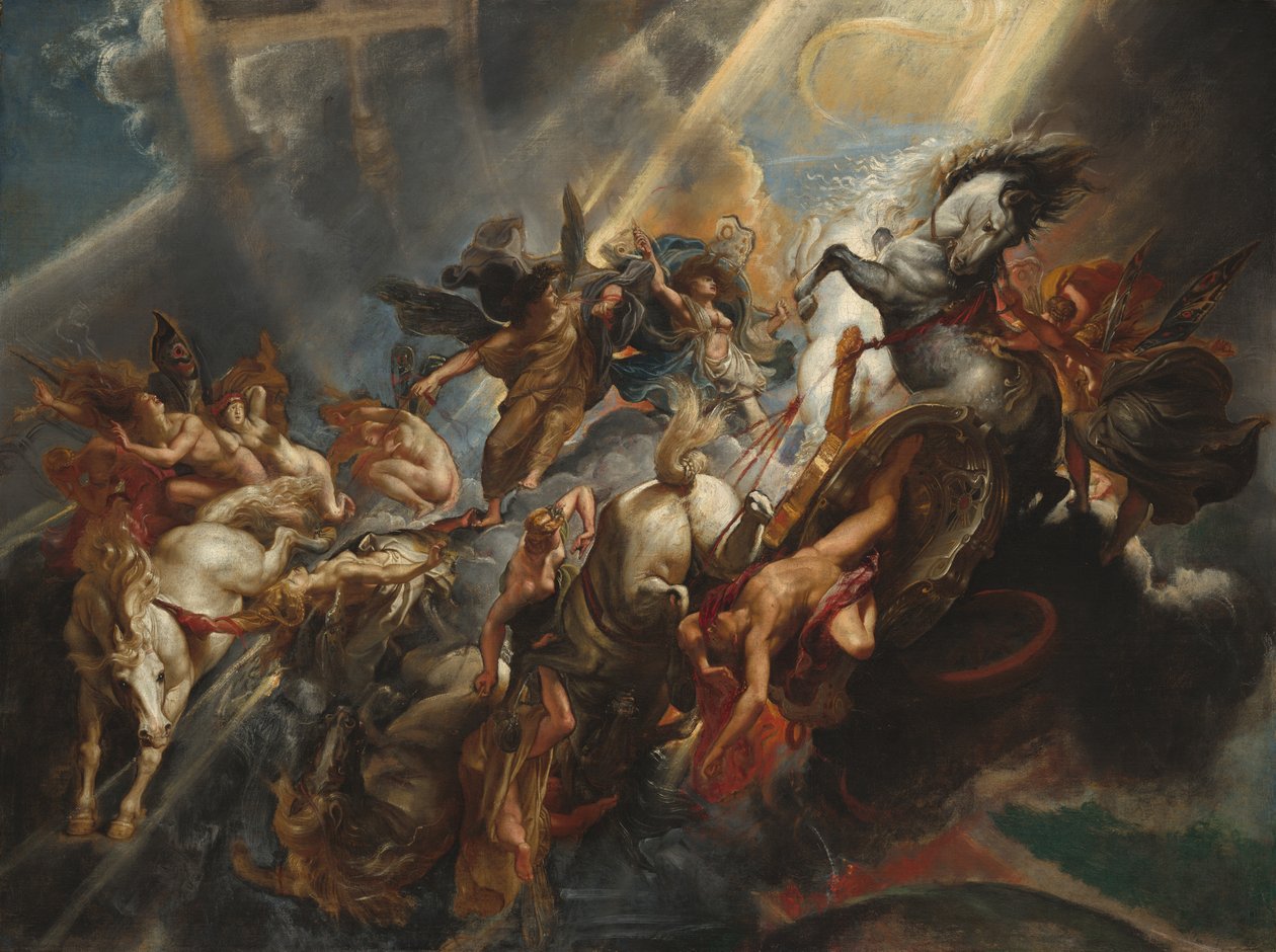 Upadek Faetona autorstwa Peter Paul Rubens