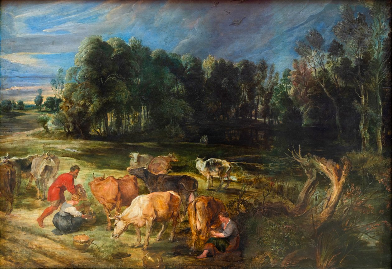 Pejzaż z bydłem autorstwa Peter Paul Rubens