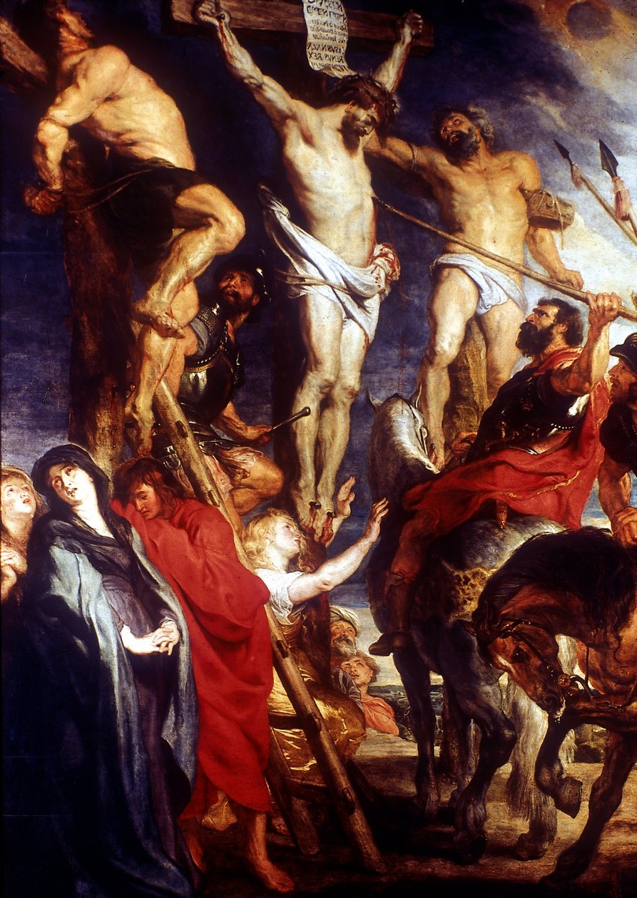 Uderzenie włócznią, 1620 autorstwa Peter Paul Rubens