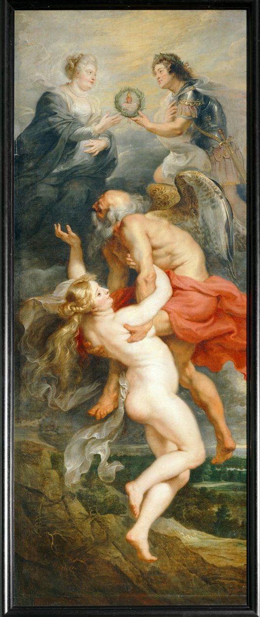 Le Triomphe de la verite, ou La parfaite et sincère union de la reine-mère et de son fils ... autorstwa Peter Paul Rubens