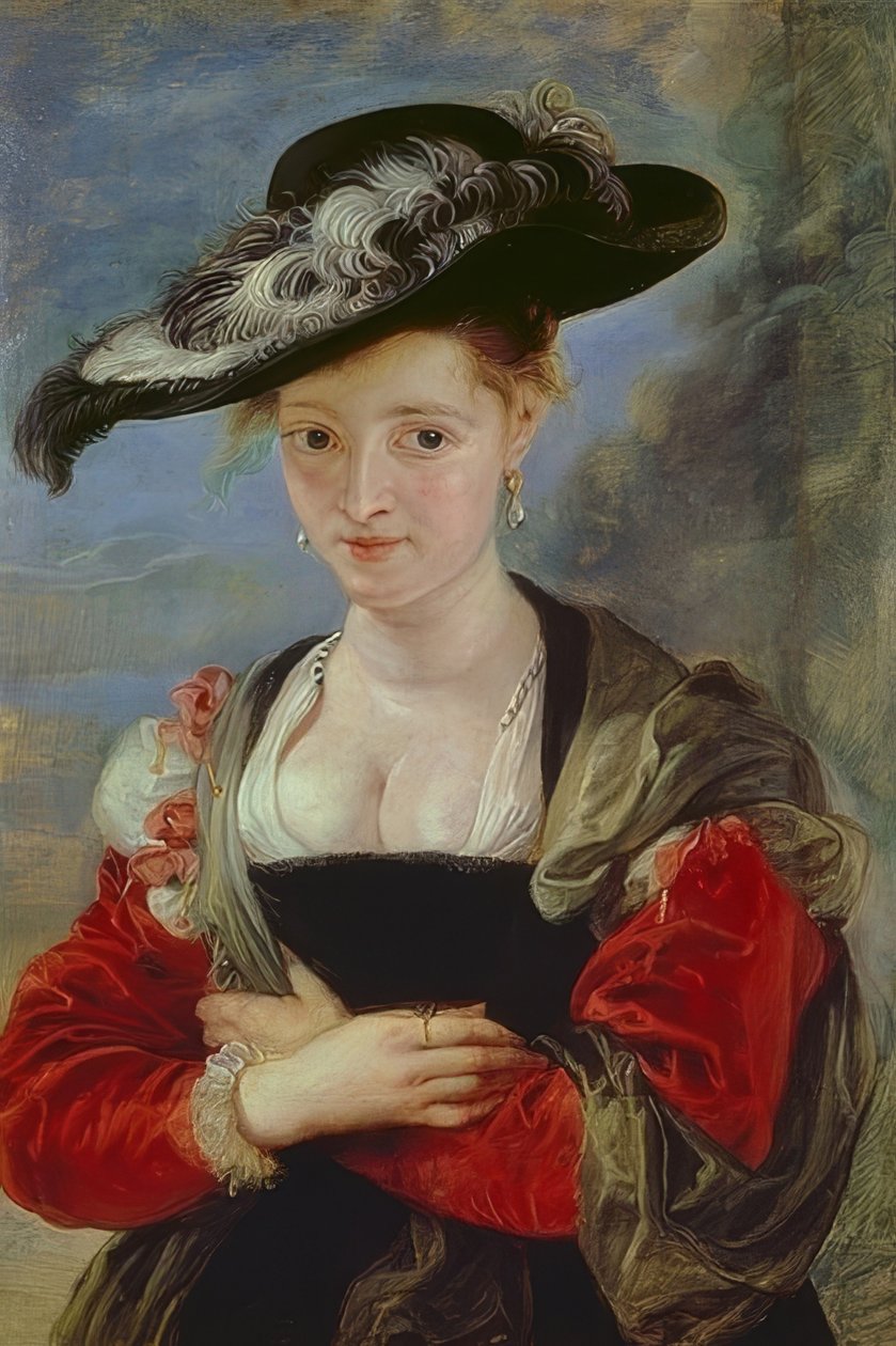 Le chapeau de Paille. Portret Susanny Lunden(?). Prawdopodobnie 1622-25 autorstwa Peter Paul Rubens