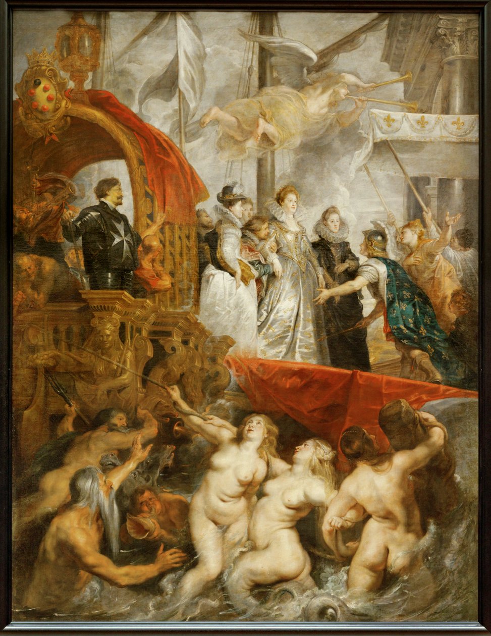 Lądowanie Marii de Medicis w porcie w Marsylii autorstwa Peter Paul Rubens