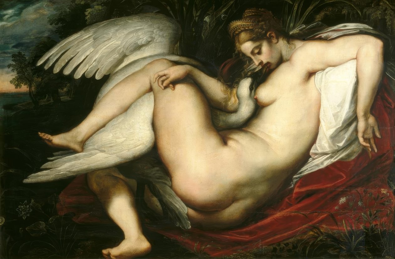 Leda z łabędziem autorstwa Peter Paul Rubens