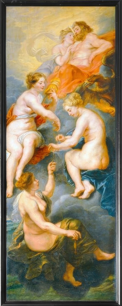 Losy obracające losami królowej Marii de Medici autorstwa Peter Paul Rubens