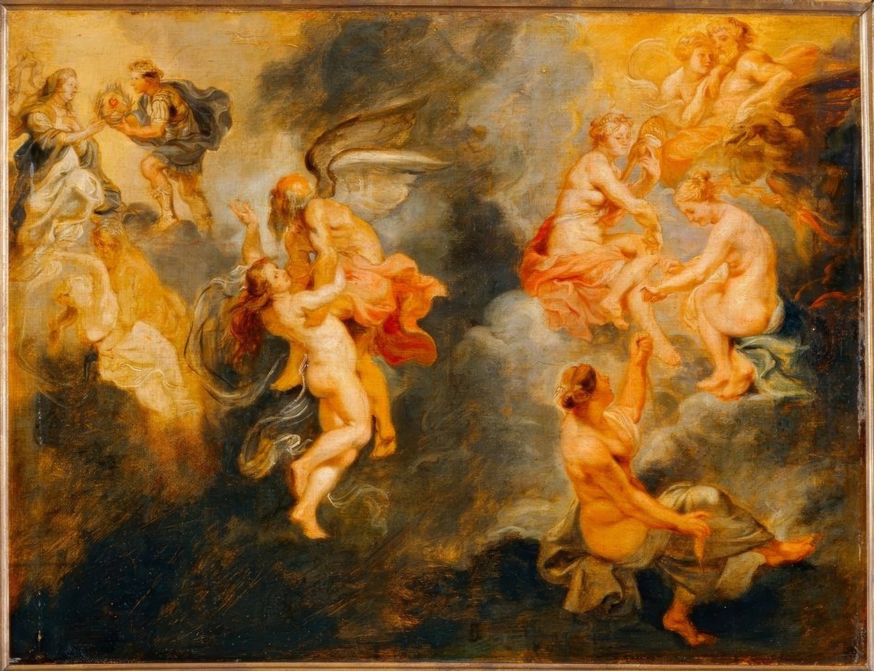 Trzy losy następujące po losie Marii Medicis autorstwa Peter Paul Rubens