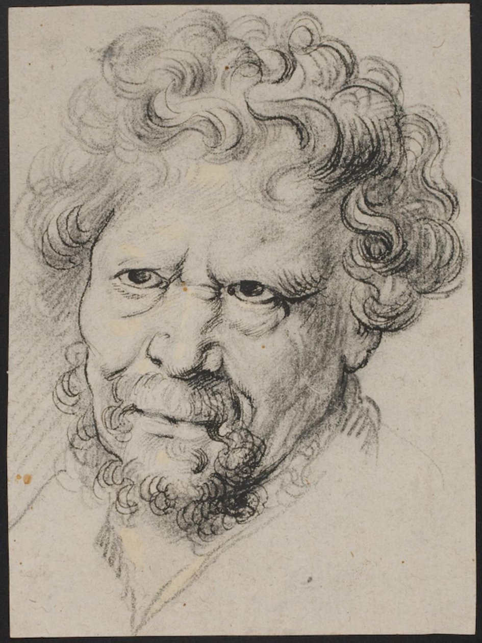 Głowa mężczyzny autorstwa Peter Paul Rubens