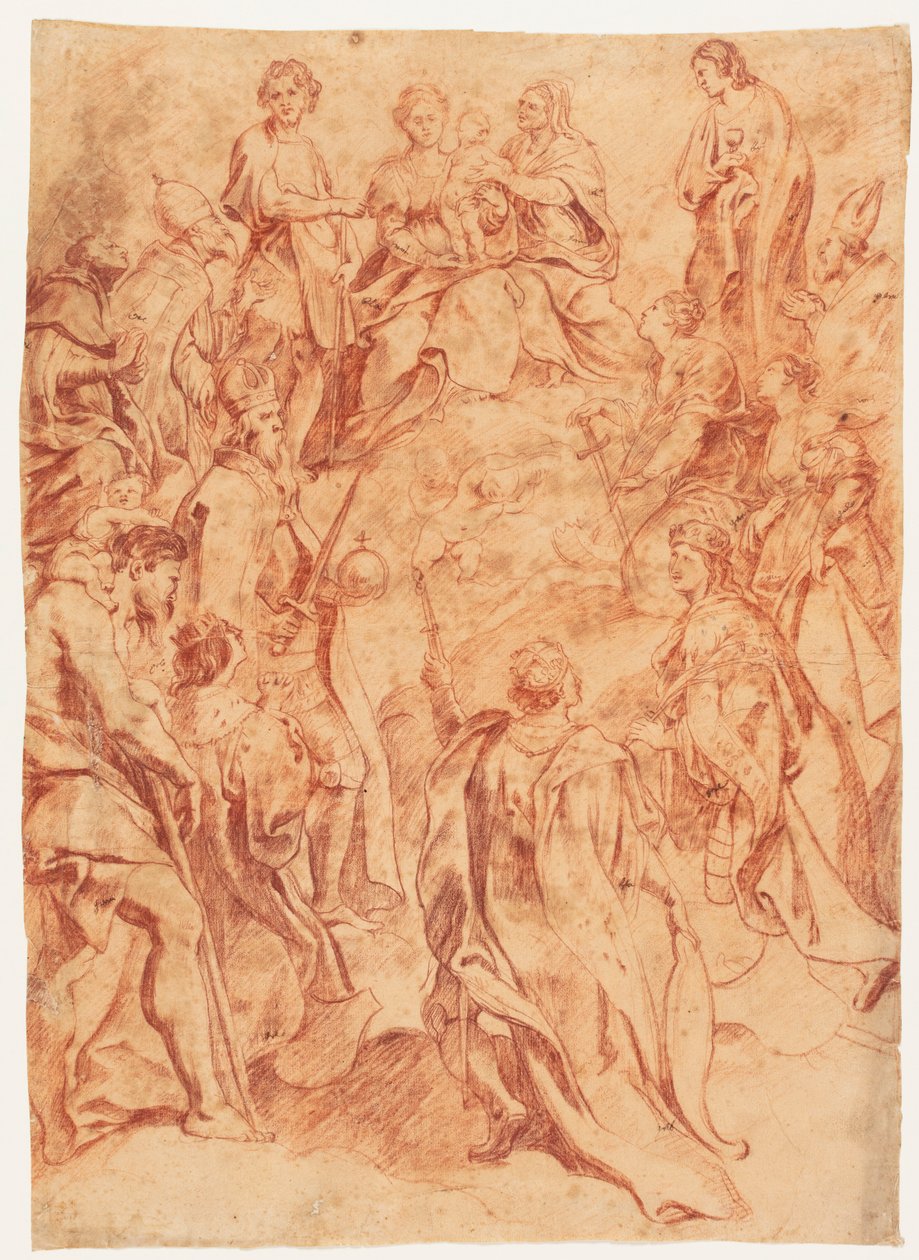 Maria mit dem Kind und Heiligen autorstwa Peter Paul Rubens