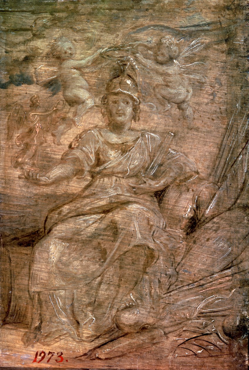 Marie de Medici jako Pallas Atena, 1622. autorstwa Peter Paul Rubens