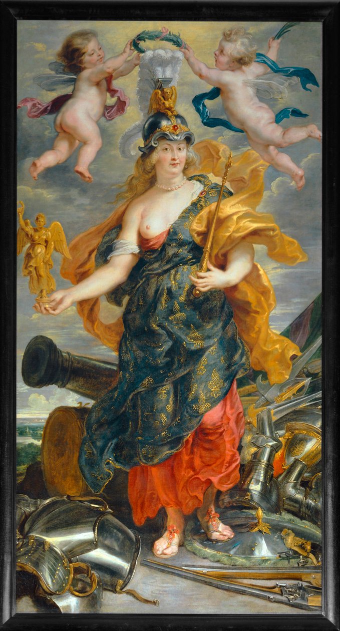 Maria Medycejska jako triumfująca królowa (obraz na płótnie) autorstwa Peter Paul Rubens