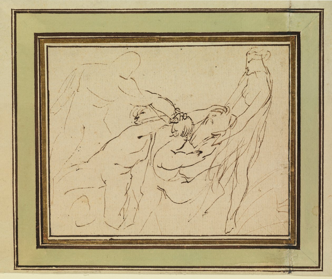 Meleager zabija swoich wujów Plexippus i Toxeus autorstwa Peter Paul Rubens