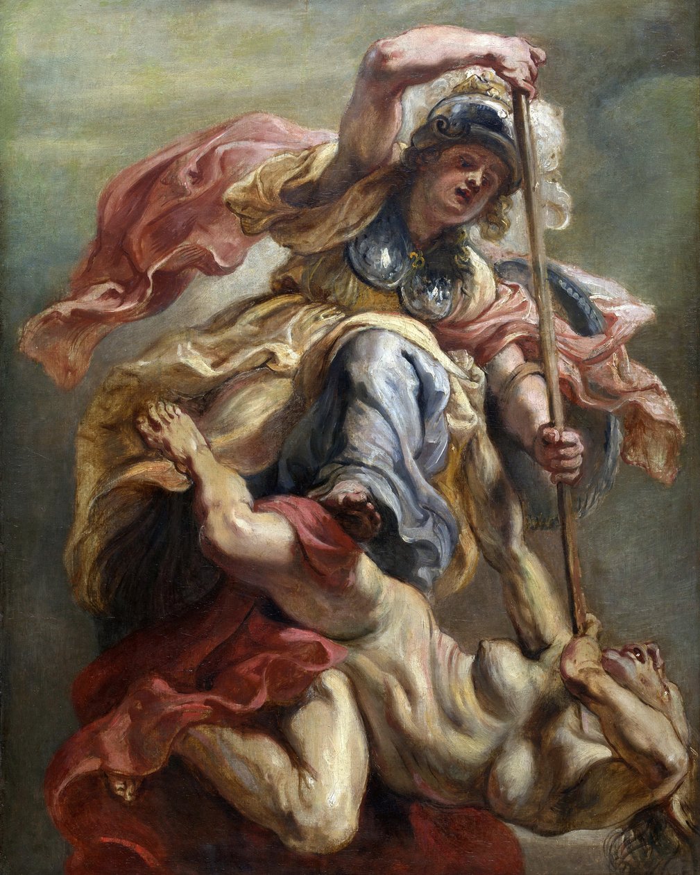 Minerwa jako mądrość pokonująca bunt, w latach 1632-1634. autorstwa Peter Paul Rubens