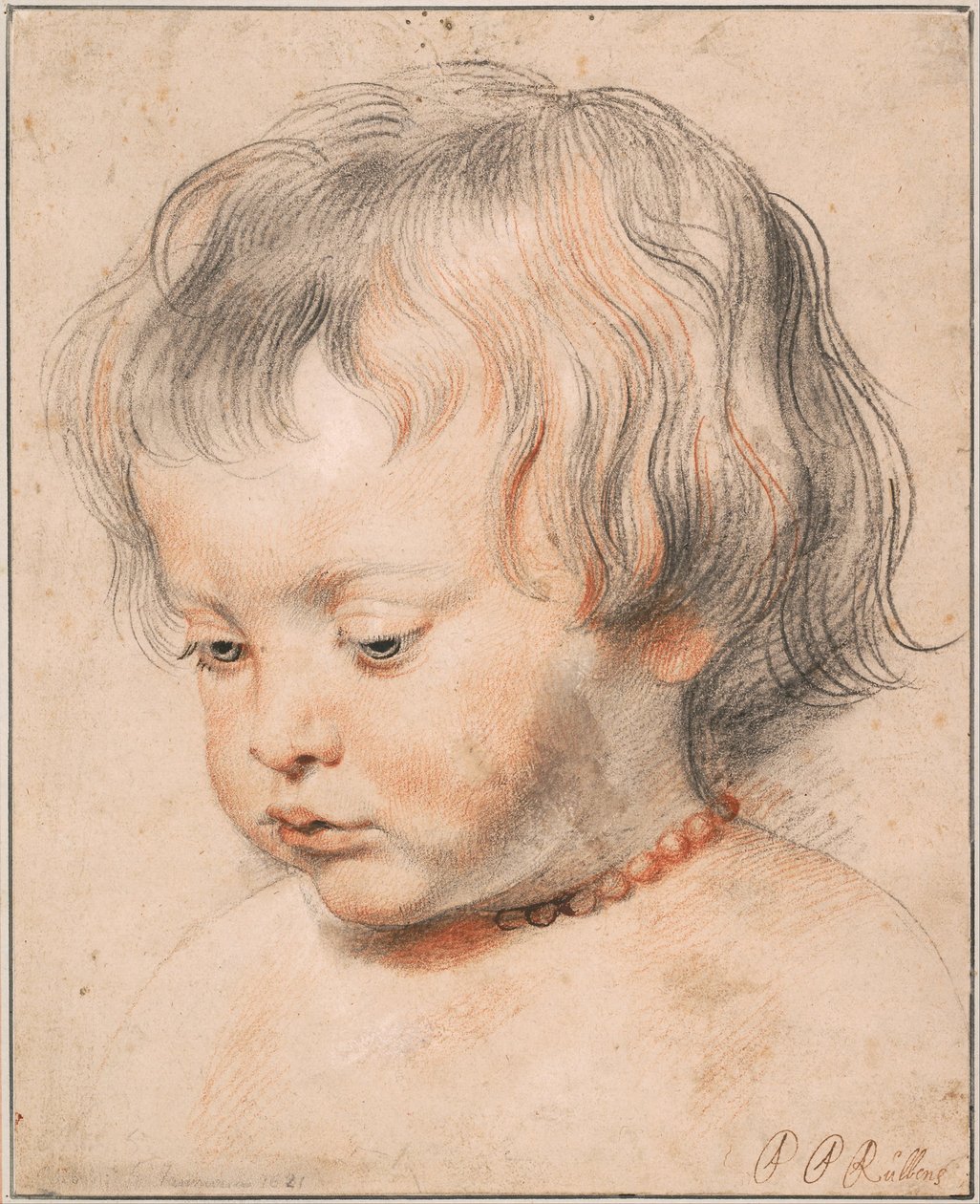 Nicolaas Rubens w koralowym naszyjniku, ok. 1619 autorstwa Peter Paul Rubens