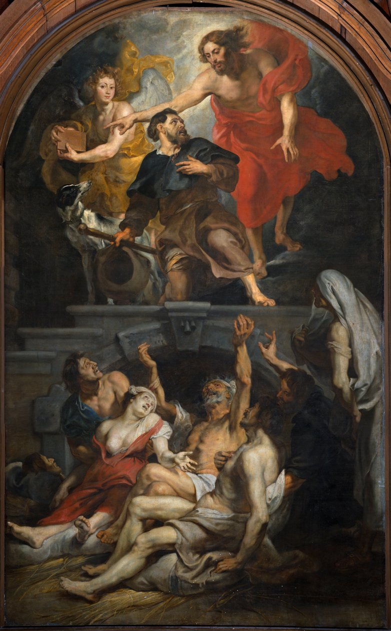 Kościół parafialny (kościół parafialny św. Marcina). obraz. Piotra Pawła Rubensa. autorstwa Peter Paul Rubens