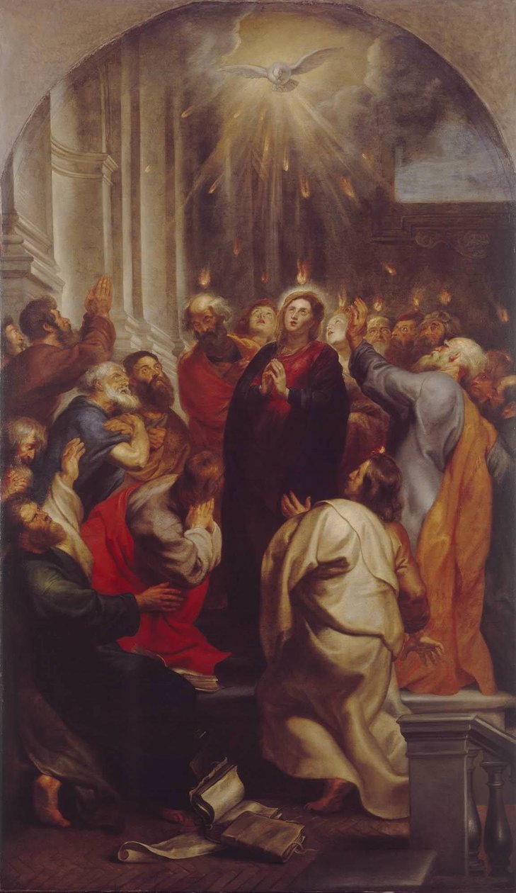 Zesłanie Ducha Świętego autorstwa Peter Paul Rubens