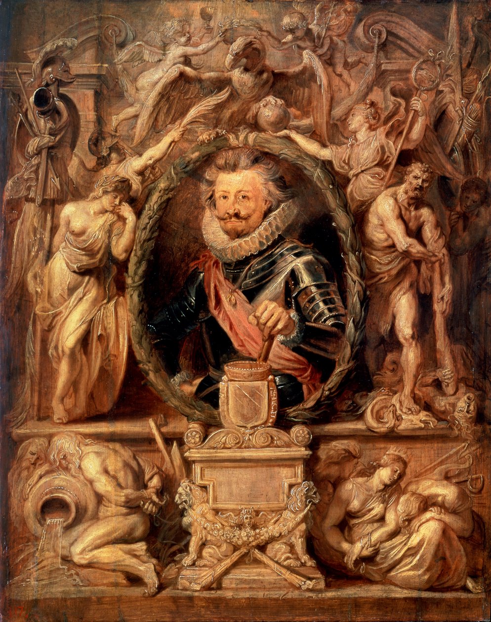 Portret Charlesa Bonaventure de Longueval, hrabiego de Bucquoy, 1571-1621, 1621. autorstwa Peter Paul Rubens