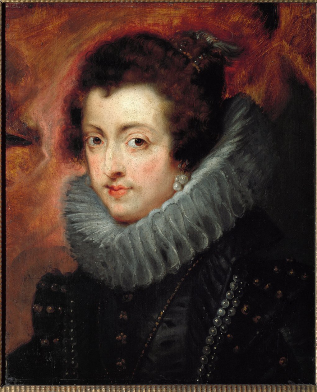 Portret Elisabeth Francji (lub Elisabeth Bourbon autorstwa Peter Paul Rubens