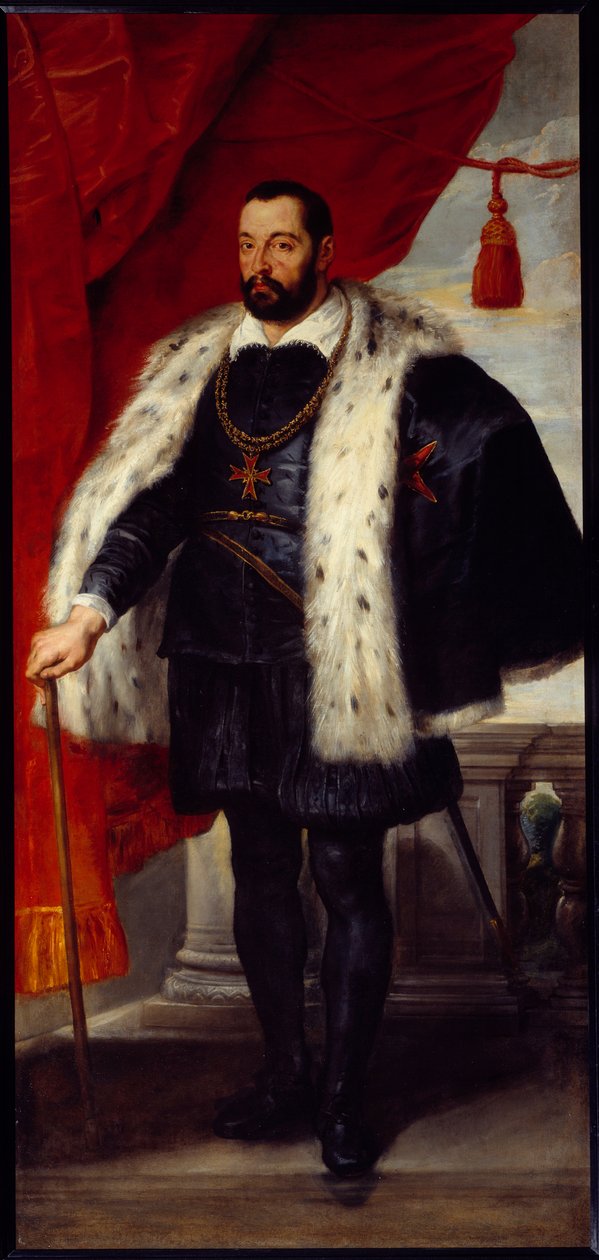 Portret Francois I de Medici autorstwa Peter Paul Rubens