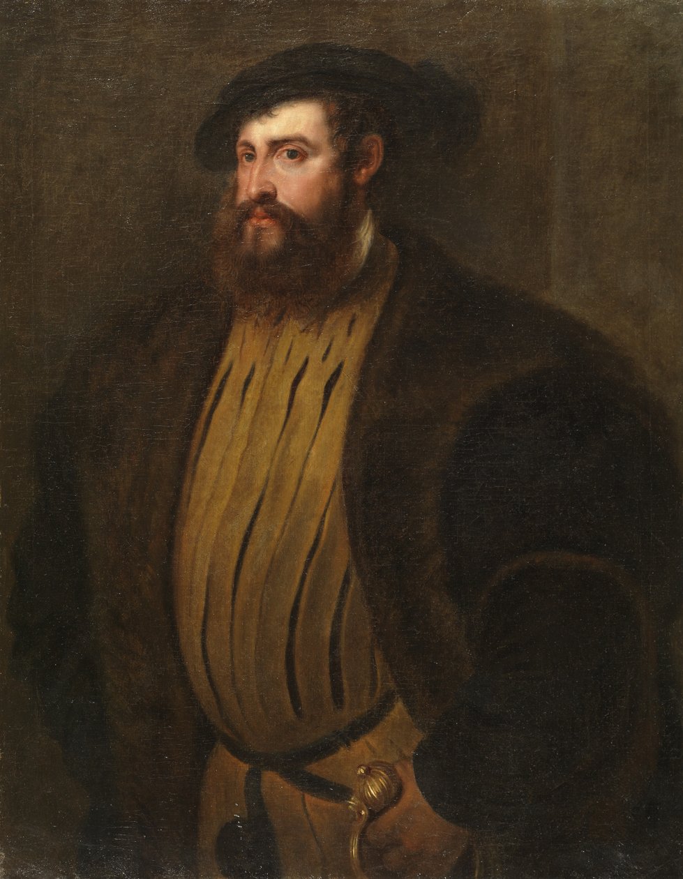 Portret Hernana Corteza (?) (po Tycjanie) autorstwa Peter Paul Rubens