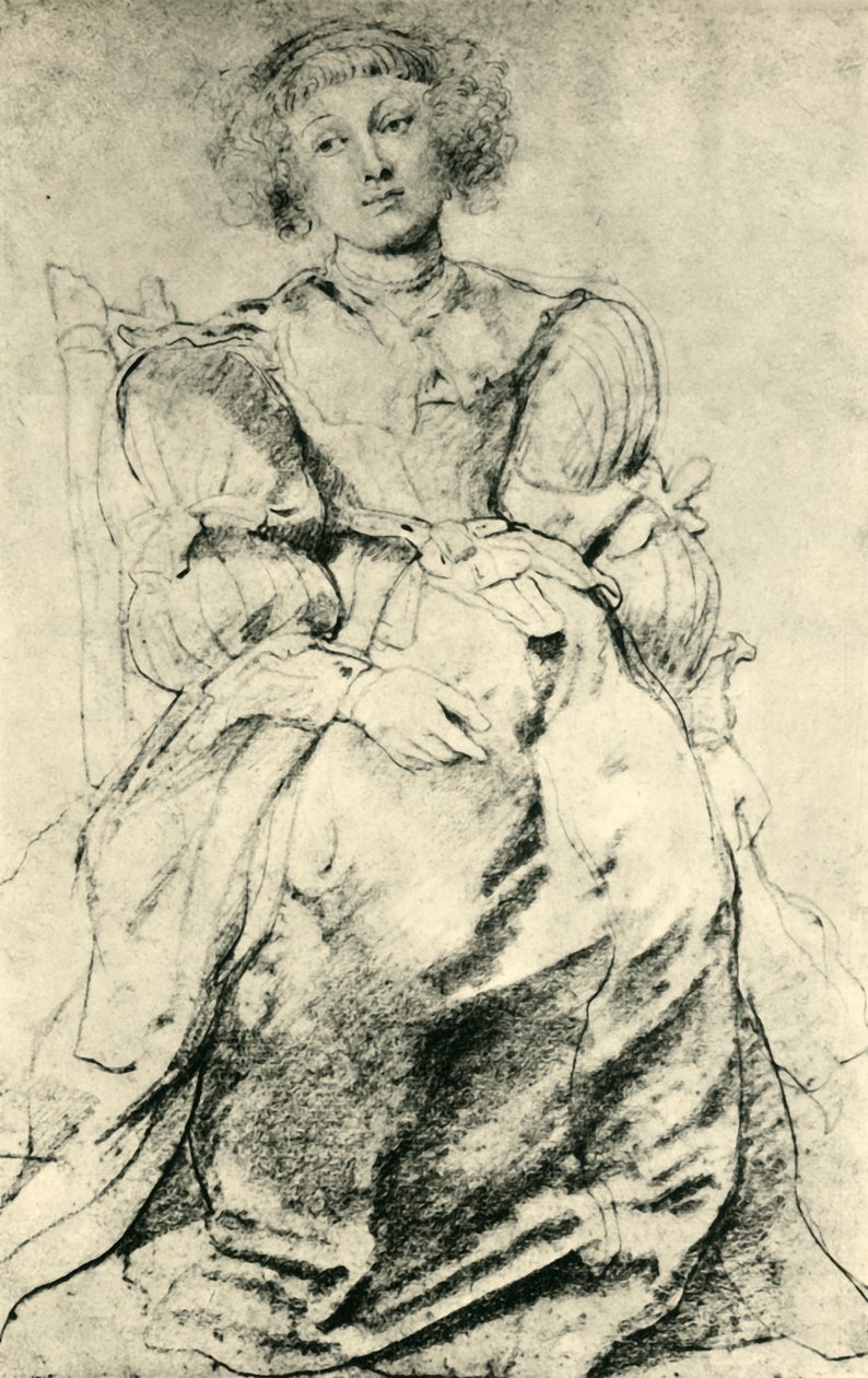 Portret Hélène Fourment, ok. 1630-1631, 1943. autorstwa Peter Paul Rubens