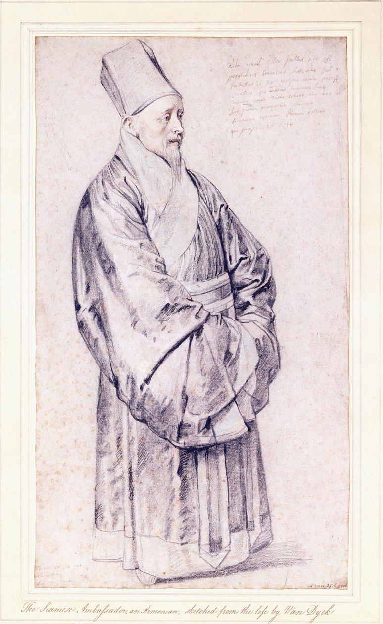 Portret Nicolasa Trigaulta S.J. w stroju chińskim, autorstwa Peter Paul Rubens