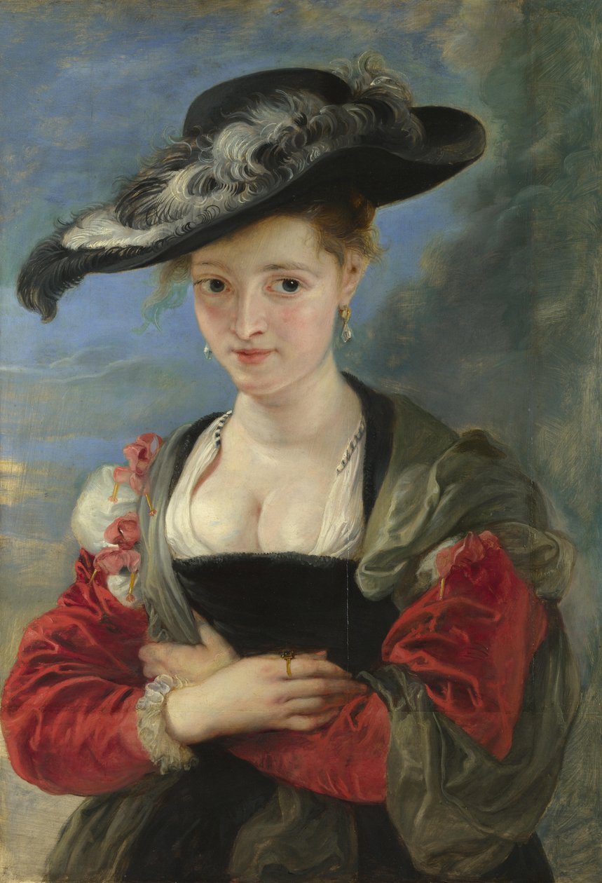 Portret Susanny Lunden Słomkowy Kapelusz, 1622-1625 autorstwa Peter Paul Rubens