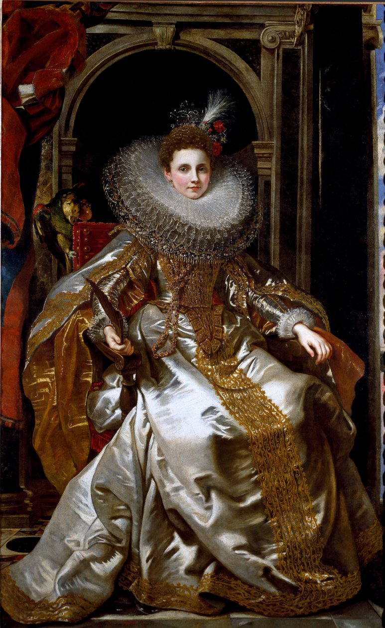 Portret markizy Marii Serry Pallavicino (olej na płótnie) autorstwa Peter Paul Rubens