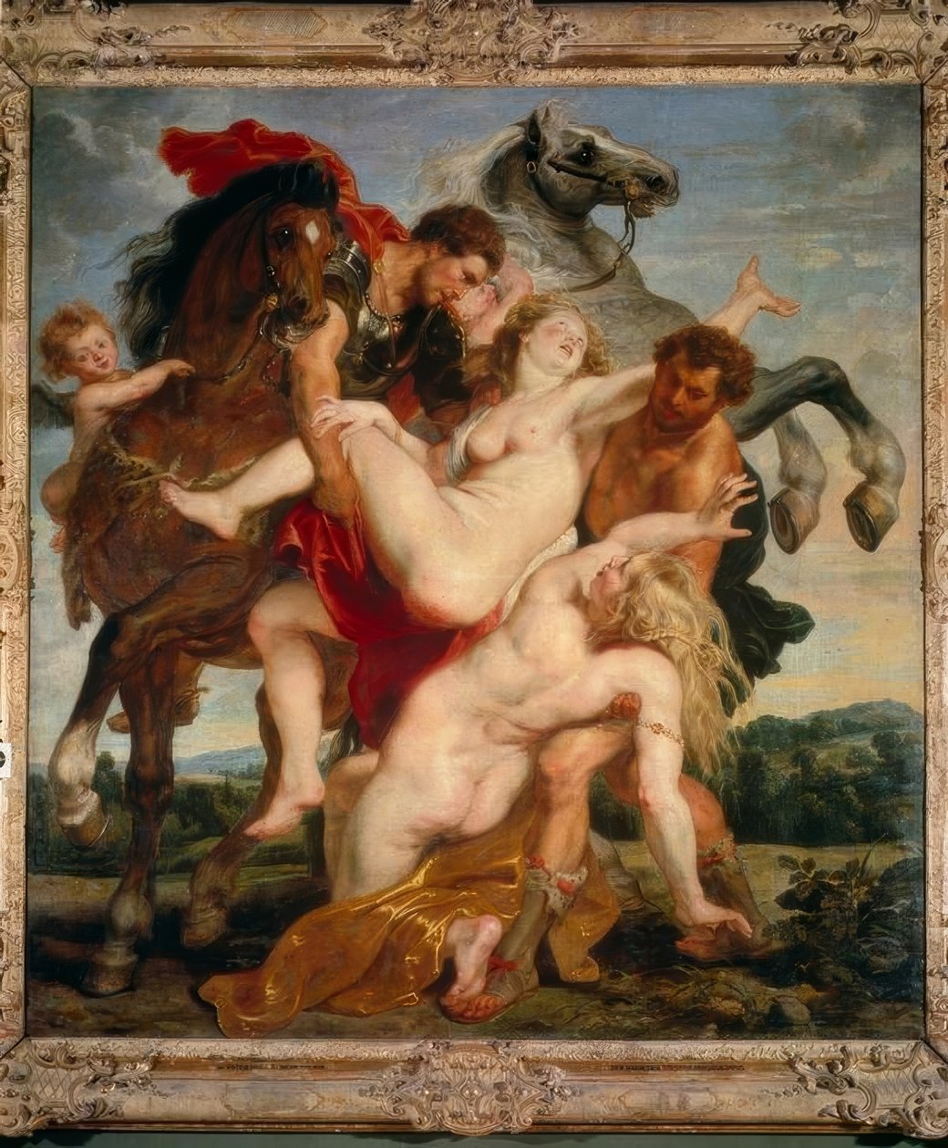 Gwałt córek Leucypa autorstwa Peter Paul Rubens