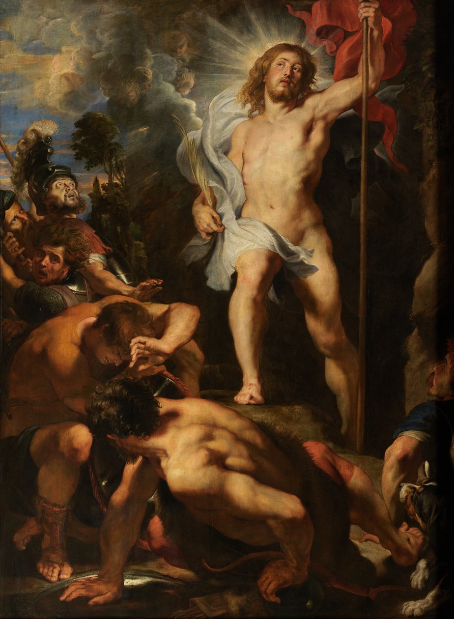 Zmartwychwstanie Chrystusa, ok. 1611-12 (olej na desce) autorstwa Peter Paul Rubens