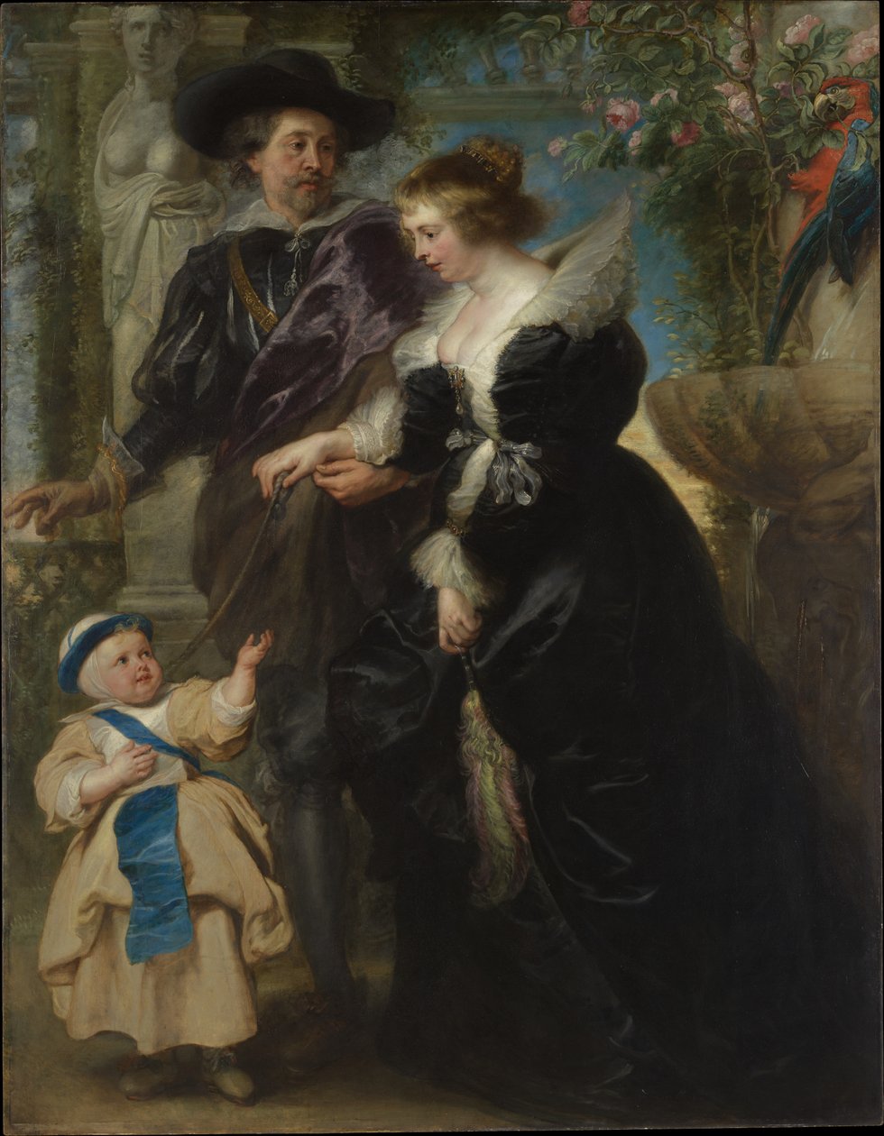 Rubens, Helena Fourment (1614-1673) i ich syn Frans (1633-1678) autorstwa Peter Paul Rubens