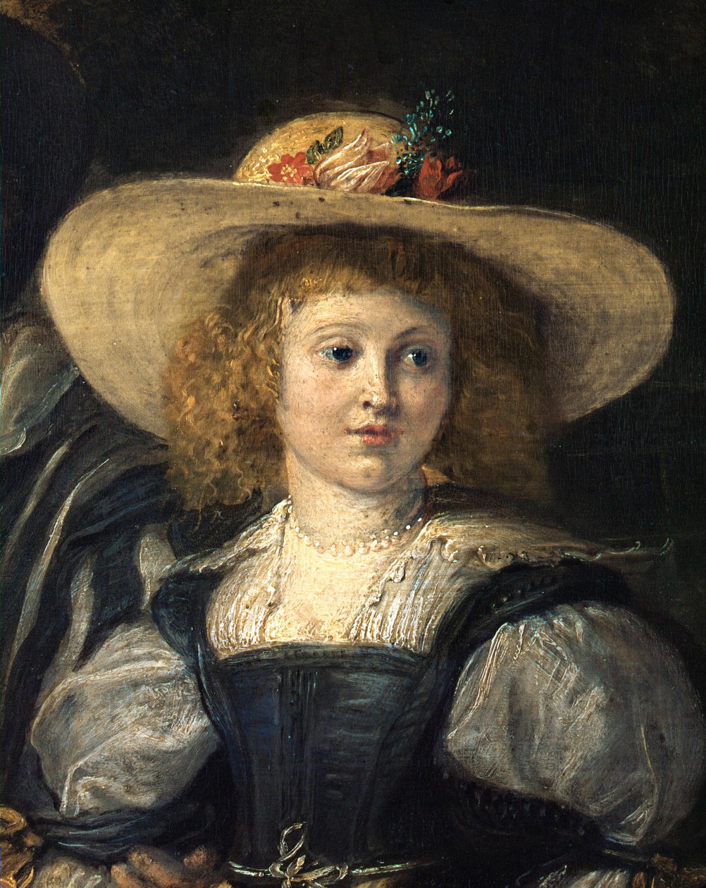 Rubens i jego druga żona Helene Fourment w ogrodzie (olej na płótnie) autorstwa Peter Paul Rubens