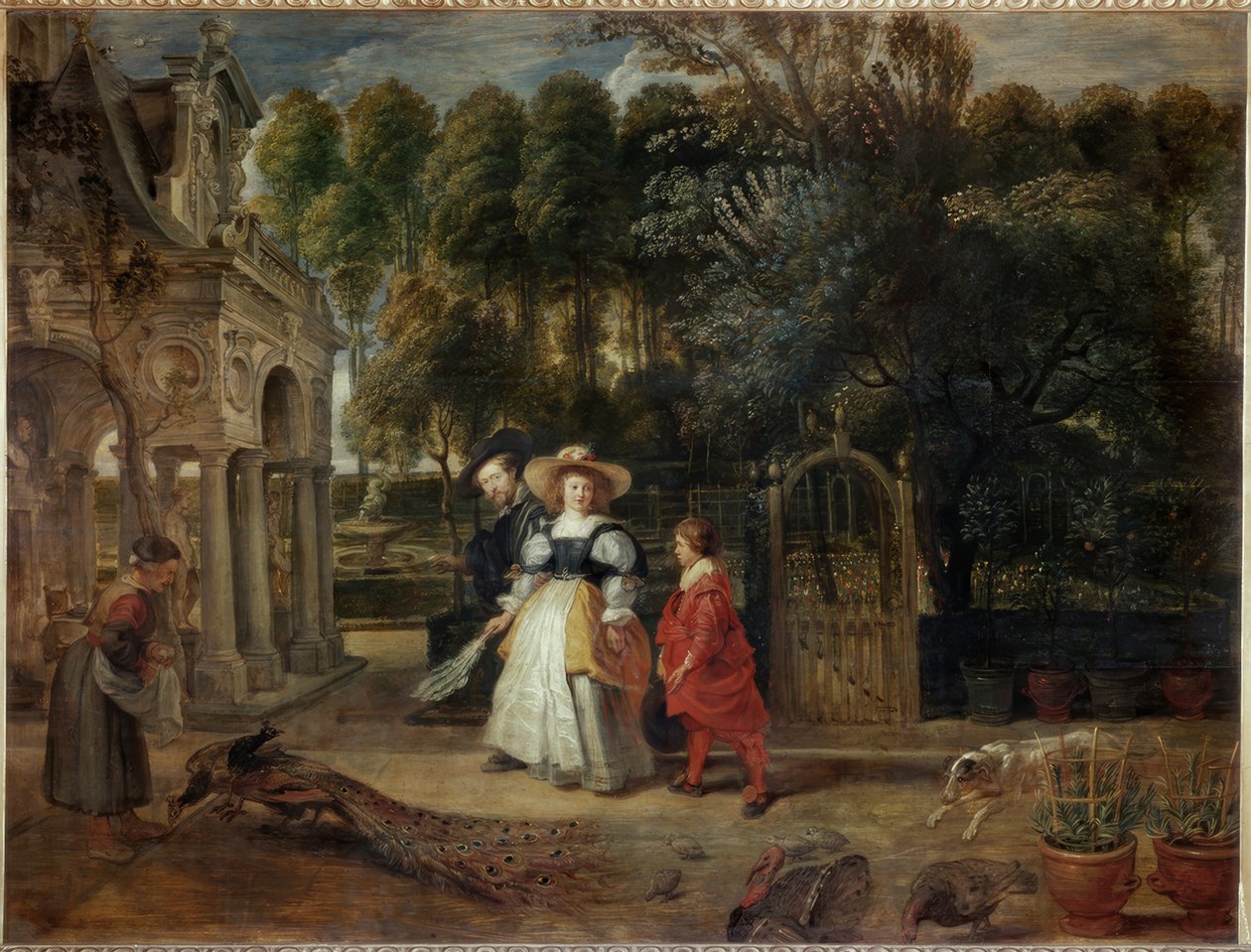 Rubens i jego druga żona w ogrodzie autorstwa Peter Paul Rubens