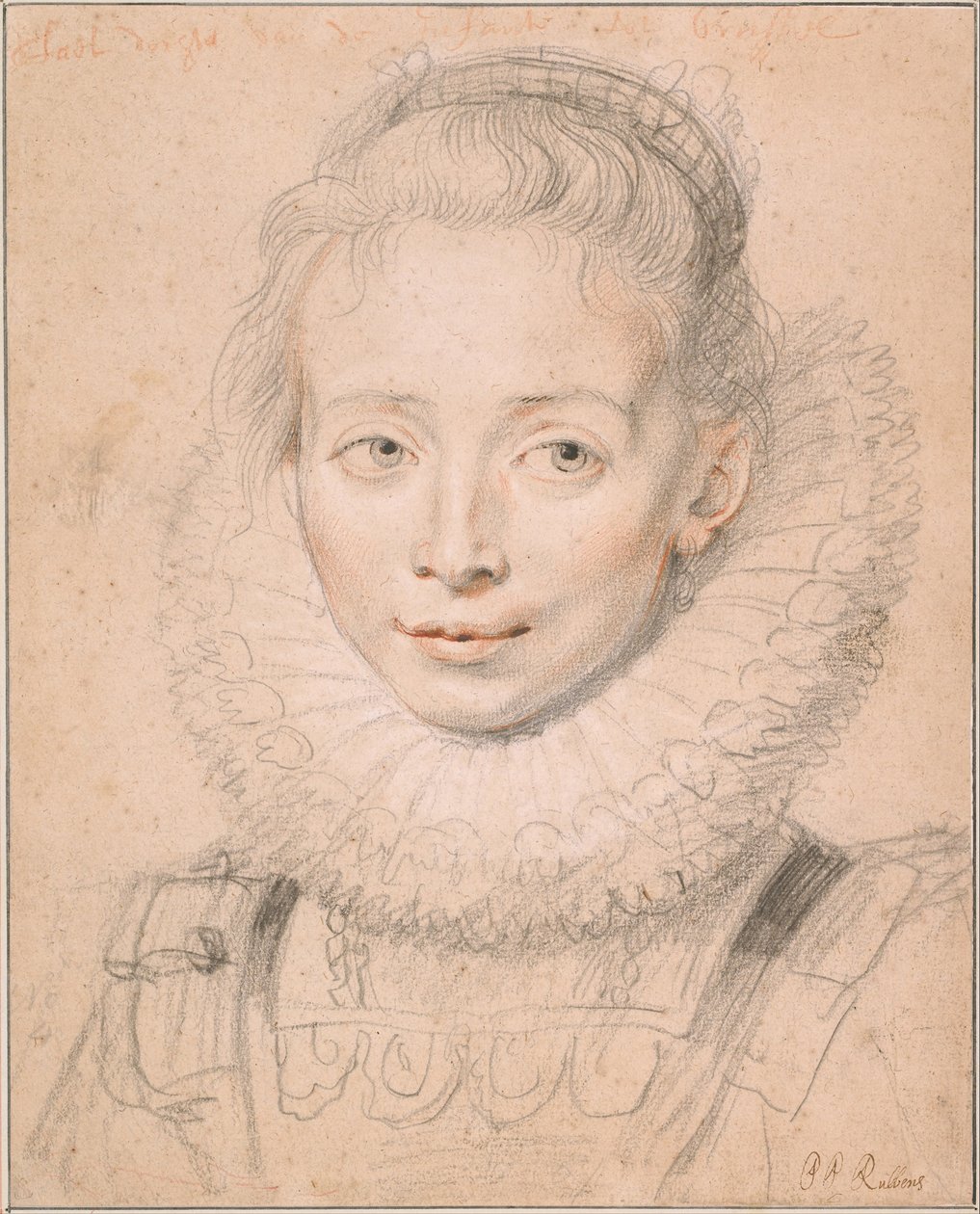 Córka Rubensa Clara Serena Tak nazwana druhna Infantki Isabelli, ok. 1623 r. autorstwa Peter Paul Rubens