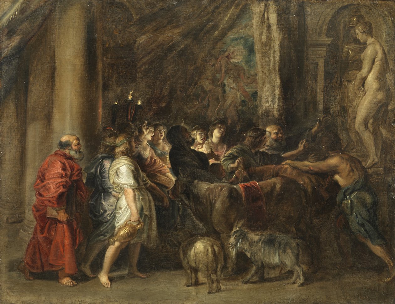 Ofiara w świątyni autorstwa Peter Paul Rubens