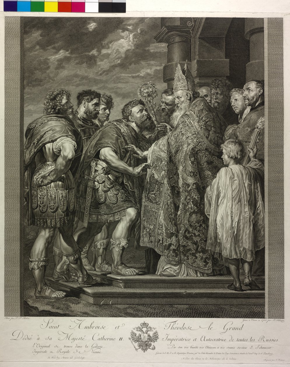 Święty Ambroży z Mediolanu autorstwa Peter Paul Rubens