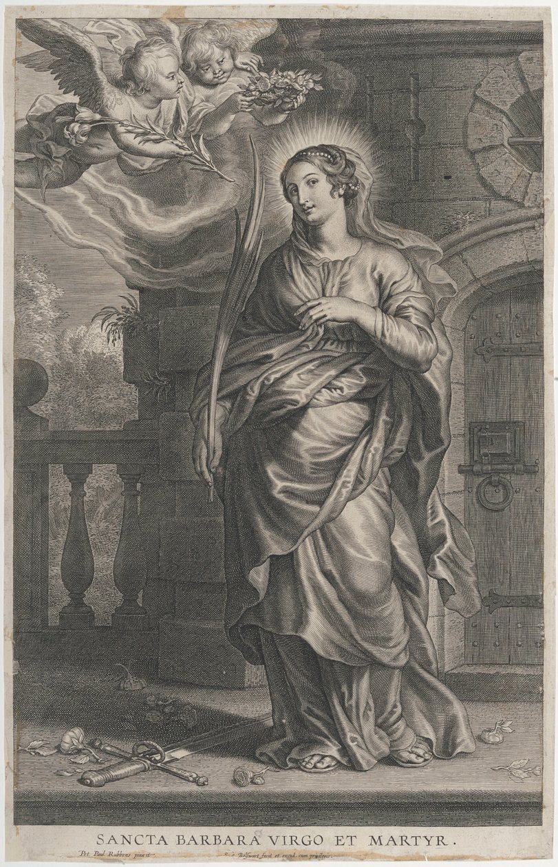 Święta Barbara autorstwa Peter Paul Rubens