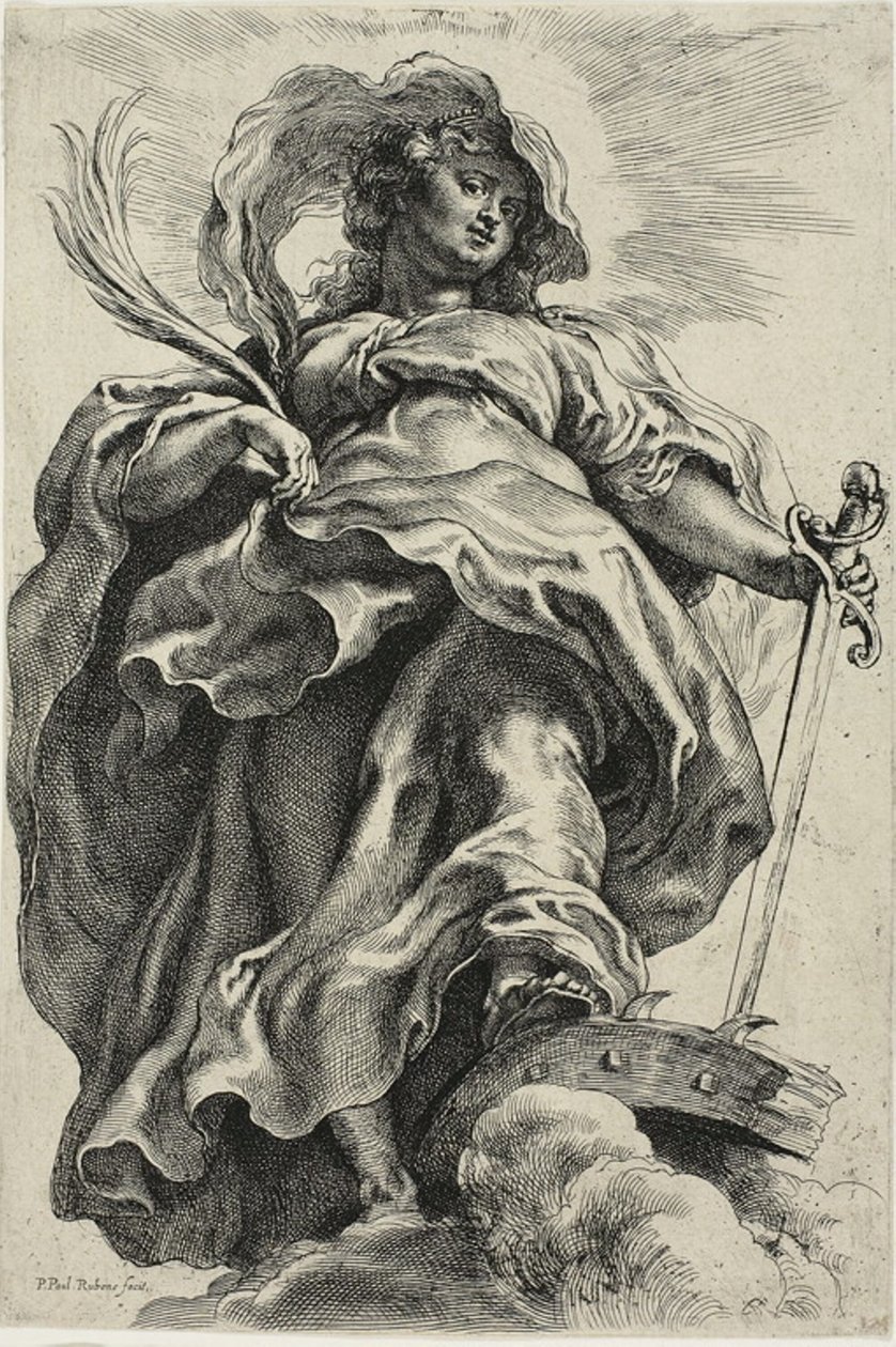 Święta Katarzyna Aleksandryjska autorstwa Peter Paul Rubens