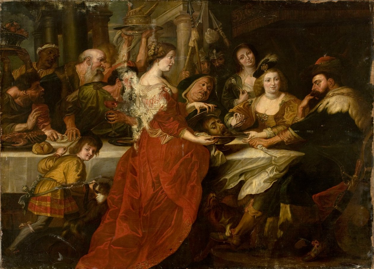 Salome z głową św. Jana w czasie uczty autorstwa Peter Paul Rubens