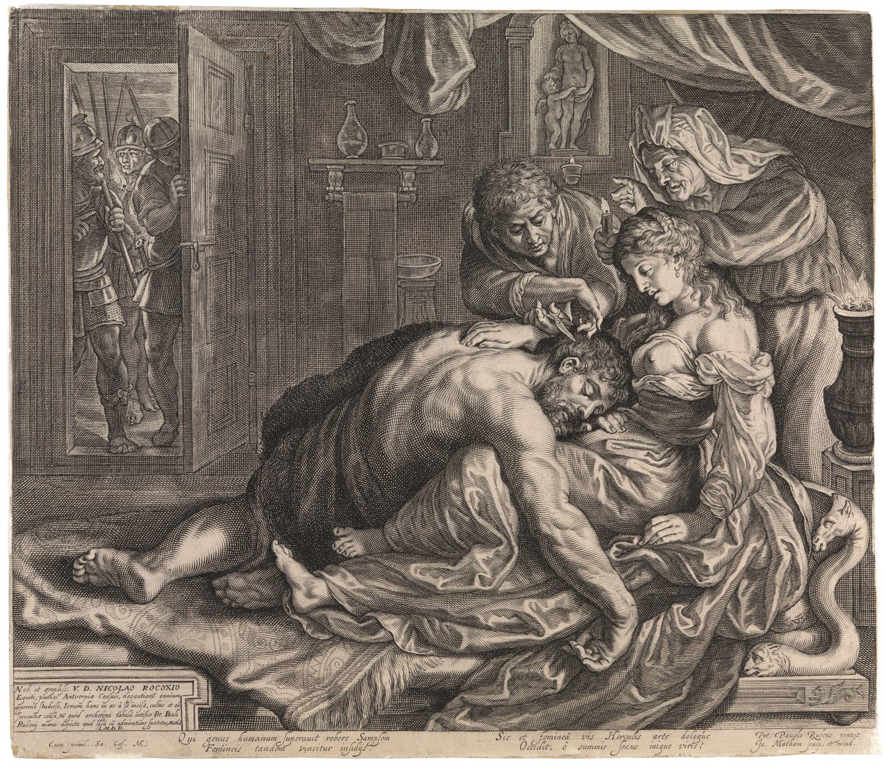 Samson i Dalila autorstwa Peter Paul Rubens